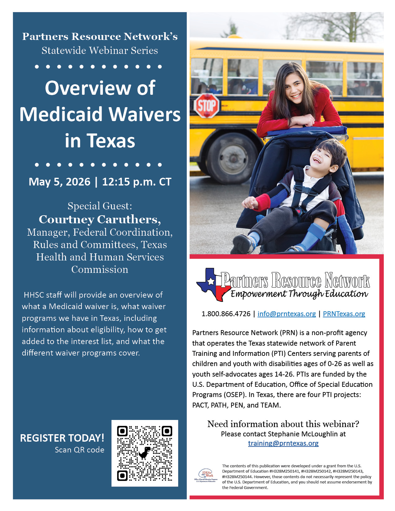 Webinar Flyer: Education Savings Accounts 101